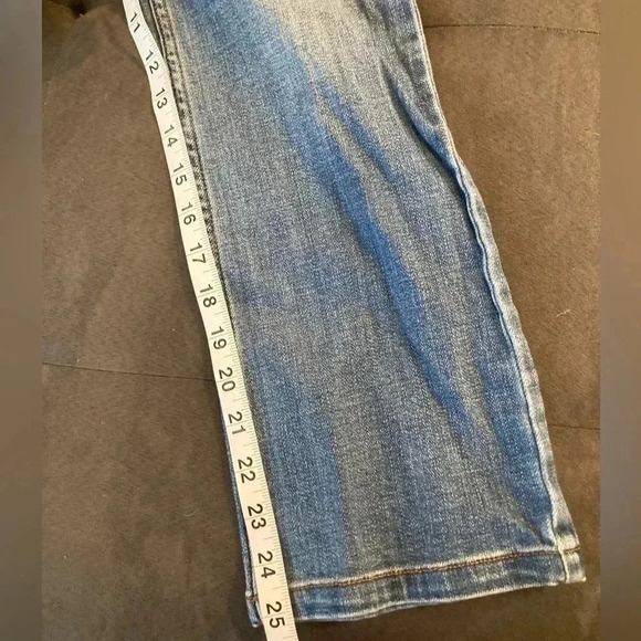 Who What Wear Jeans Embroidered Capri Crop Jeans Women’s 4 Medium Wash Vintage - Picture 13 of 13